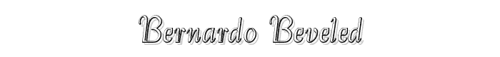 Bernardo Beveled font